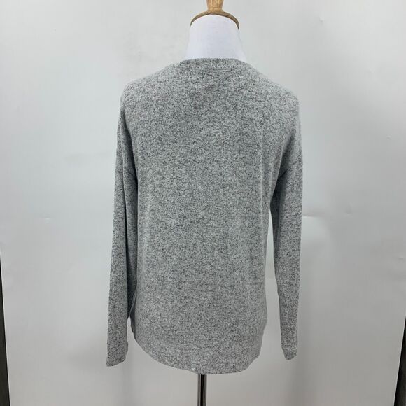 Rumi + Ryder Cardigan Womens L Large Gray Pockets Open Front Long Sleeve Knit - Picture 6 of 15